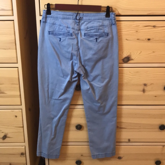 Anthropologie Slim Chino Pants Blue Size 27 - Picture 8 of 11